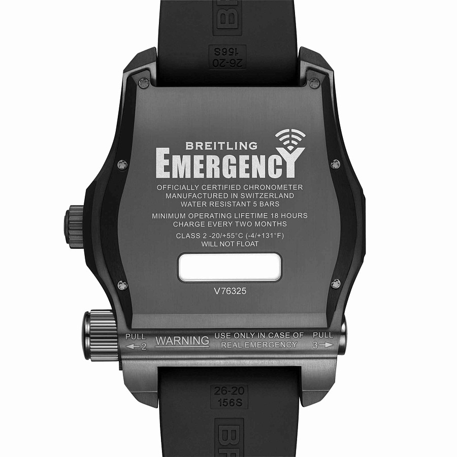 Часы Breitling Emergency V76325221B1S1 — кварцевые, металл титан