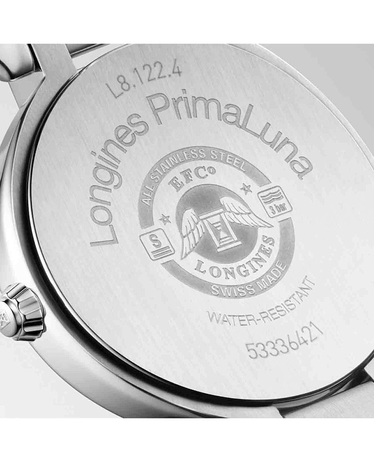 Часы Longines PrimaLuna L8.122.4.90.6 — кварцевые, Швейцария, женские