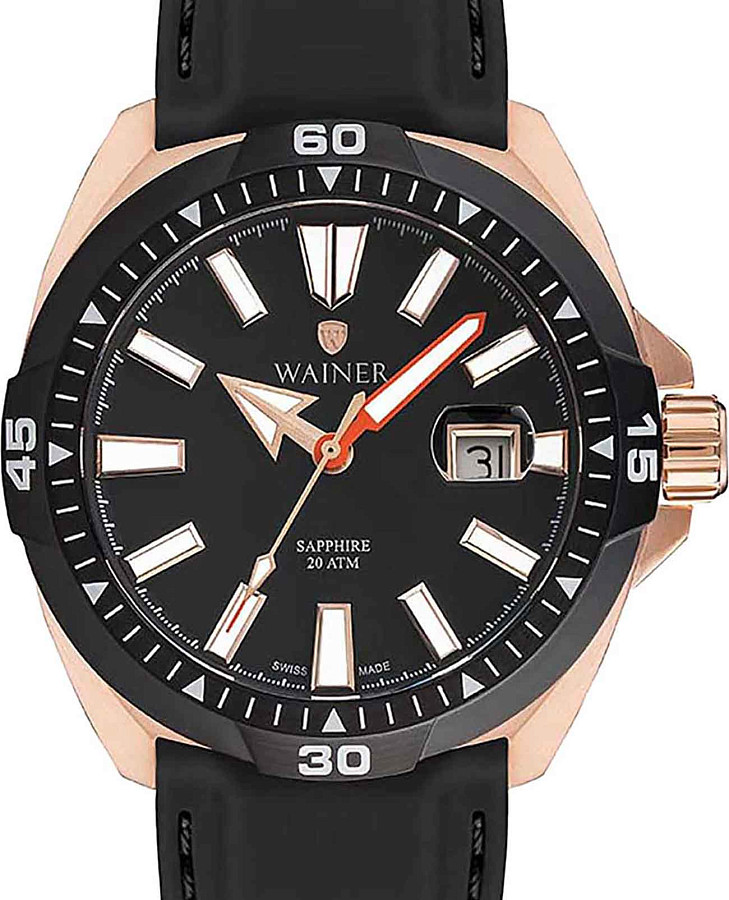 Часы Wainer Sport WA.10922-D — кварцевые, металл сталь
