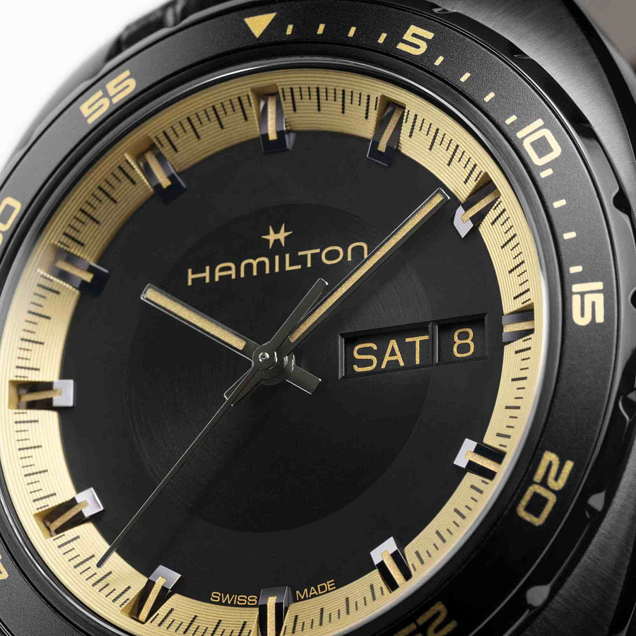 Часы Hamilton American Classic Pan Europ Resident Evil Requiem H35455730 — механические, металл сталь