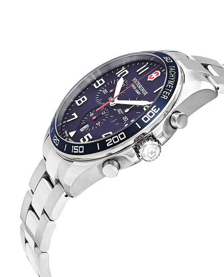 Часы Victorinox Fieldforce Chronograph 241857 — кварцевые, металл сталь
