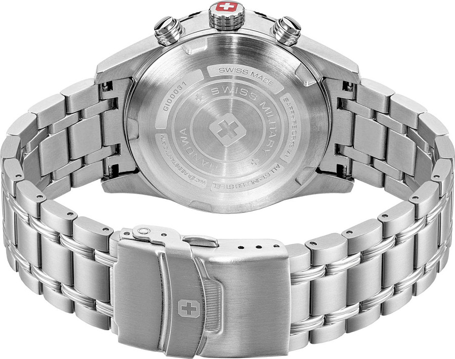 Часы Swiss Military Hanowa Air Man SMWGI0003104 — мужские, серебристый