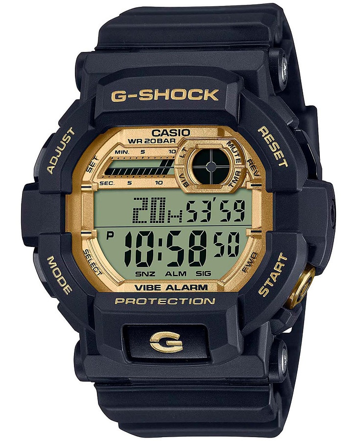 Часы Casio G-Shock GD-350GB-1DR (GD-350GB-1) — мужские, золотой