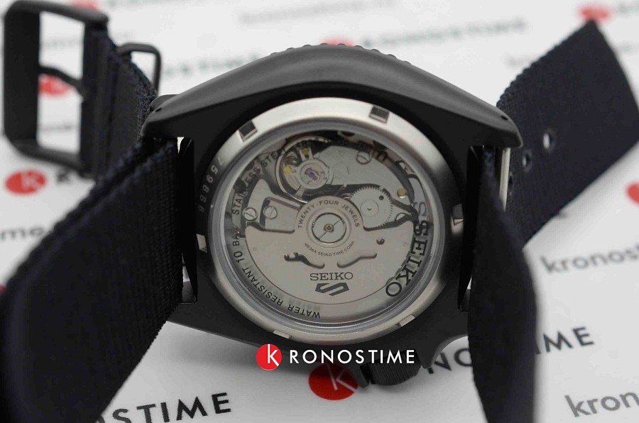 Часы Seiko 5 Sports SRPD81K1S — мужские, нейлон
