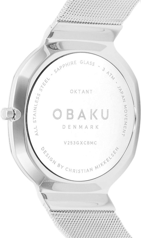 Часы Obaku Oktant V253GXCBMC — кварцевые, Дания, мужские