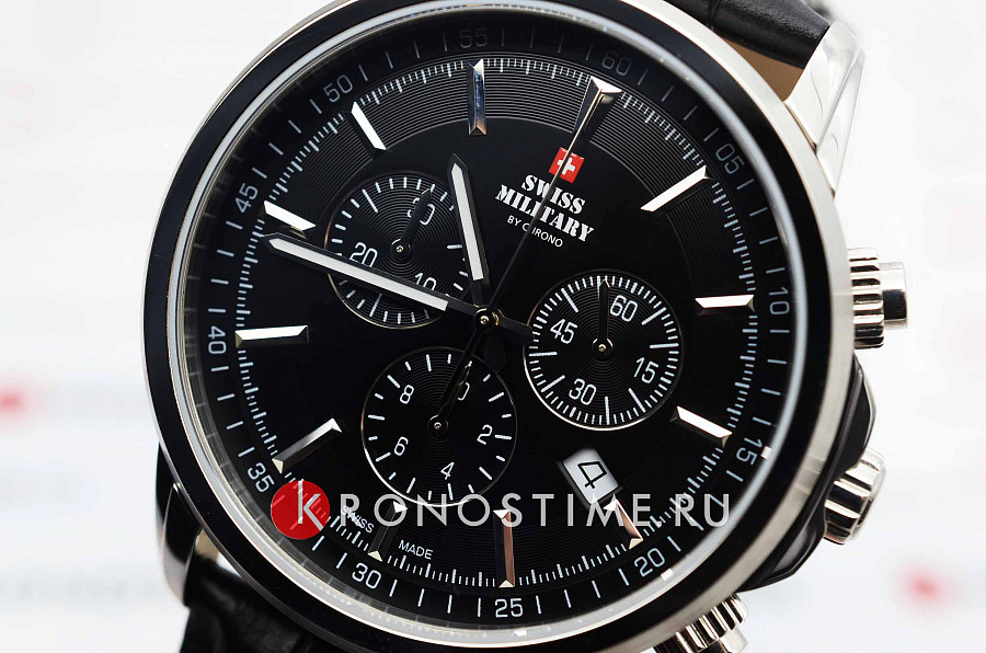 Часы Swiss Military by Chrono SM34052.08 — сталь металл, Швейцария