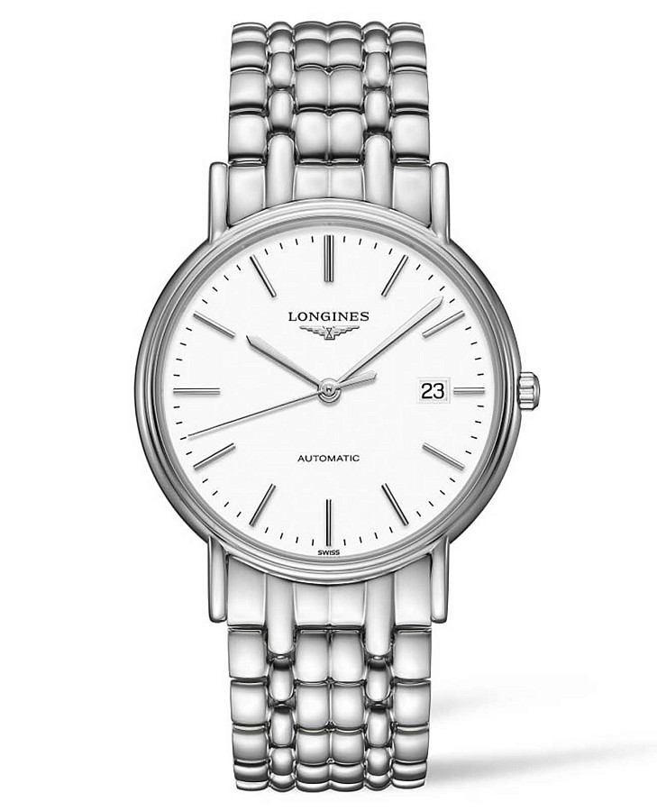 Часы Longines Presence L4.921.4.12.6 — женские, белый