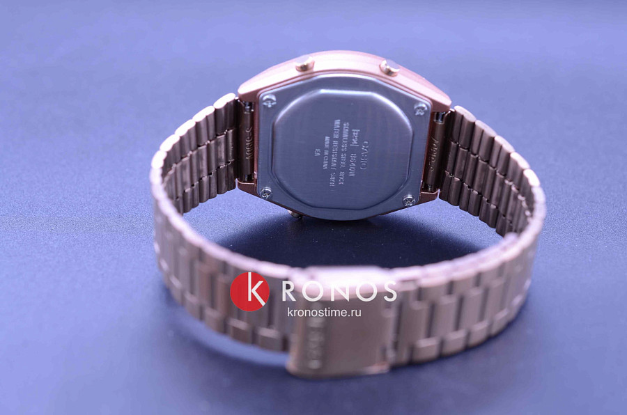 Часы Casio Vintage B640WCG-5EF — пластик, сталь с ip покрытием
