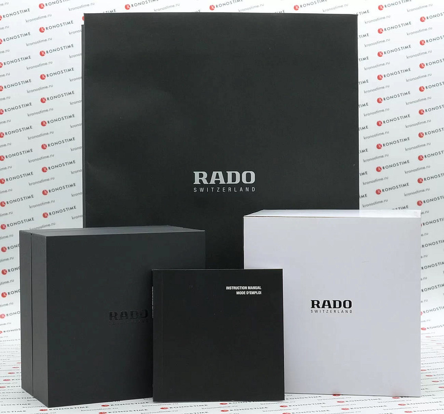 Часы Rado Ceramica R21826752 — мужские, серебристый