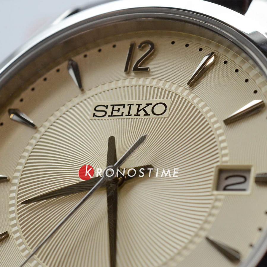 Часы Seiko Conceptual Series Dress SUR421P1 — мужские, кожаный