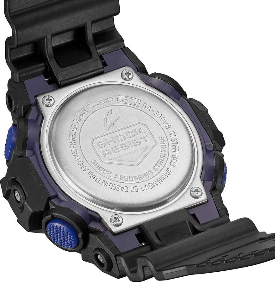 Часы Casio G-Shock GA-700VB-1A — пластик, мужские