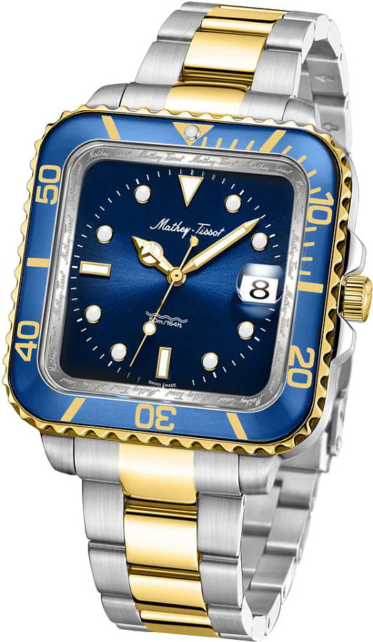 Часы Mathey-Tissot Mathy H902QBBU — кварцевые, металл сталь