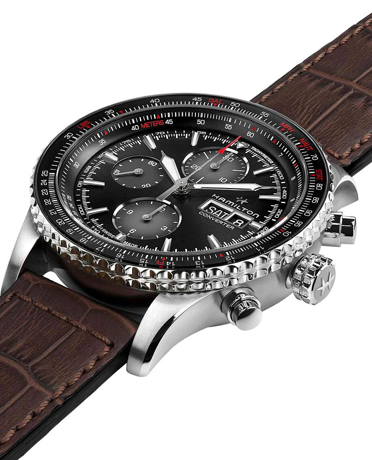 Часы Hamilton Khaki Aviation Converter H76726530 — механические, сталь