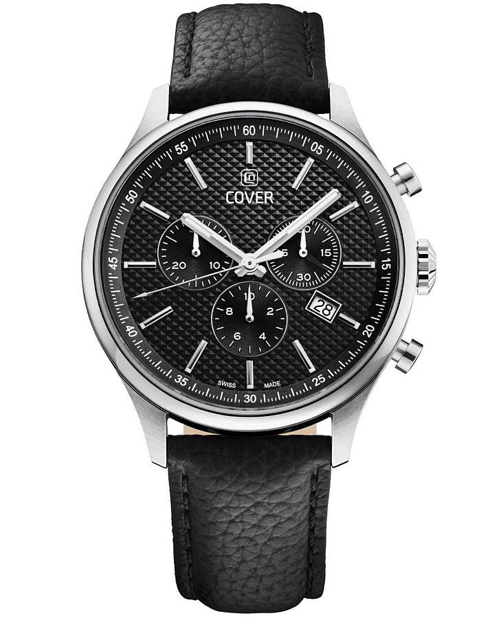 Часы Cover Chapman Chrono II CO220.05 — мужские, черный