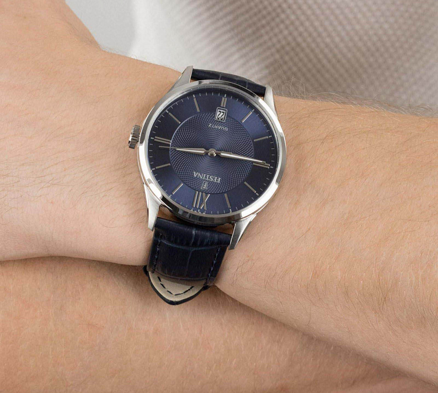 Часы Festina Classics F20426/2 — мужские, кожаный