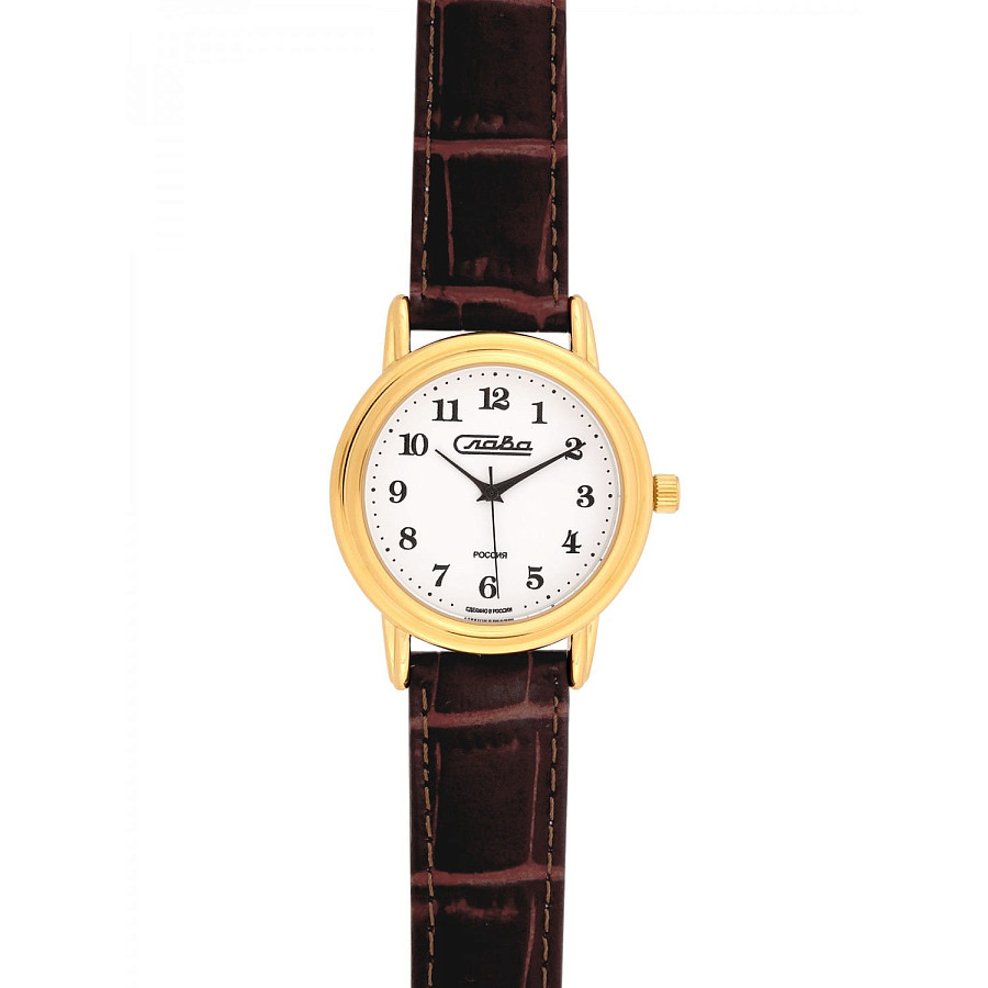 Часы Слава Традиция 1069857/300-2035 — кварцевые, металл алюминий
