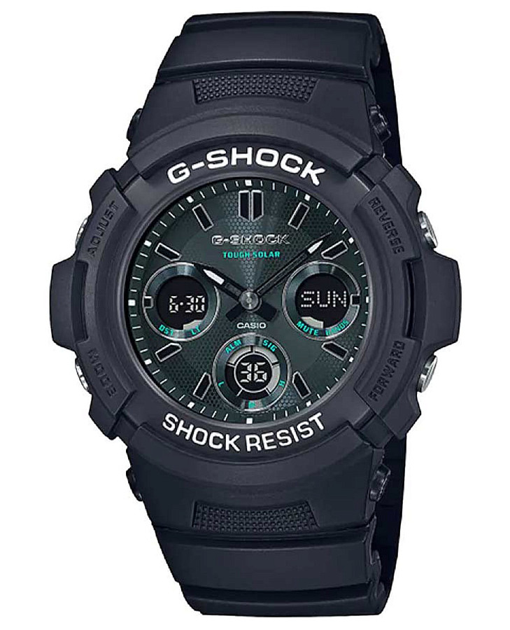 Часы Casio G-Shock AWR-M100SMG-1A — мужские, черный