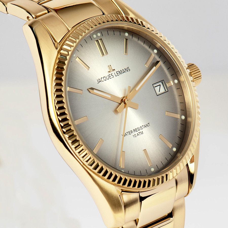 Часы Jacques Lemans 50-4N — сталь c pvd покрытием, женские