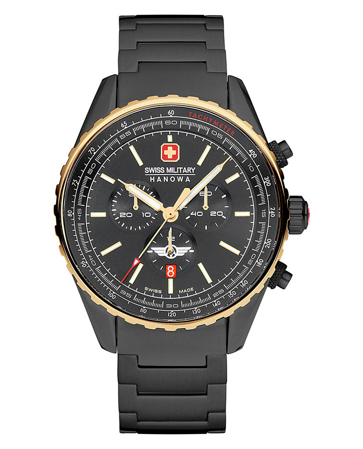 Часы Swiss Military Hanowa Afterburn Chrono SMWGI0000341 — мужские, черный