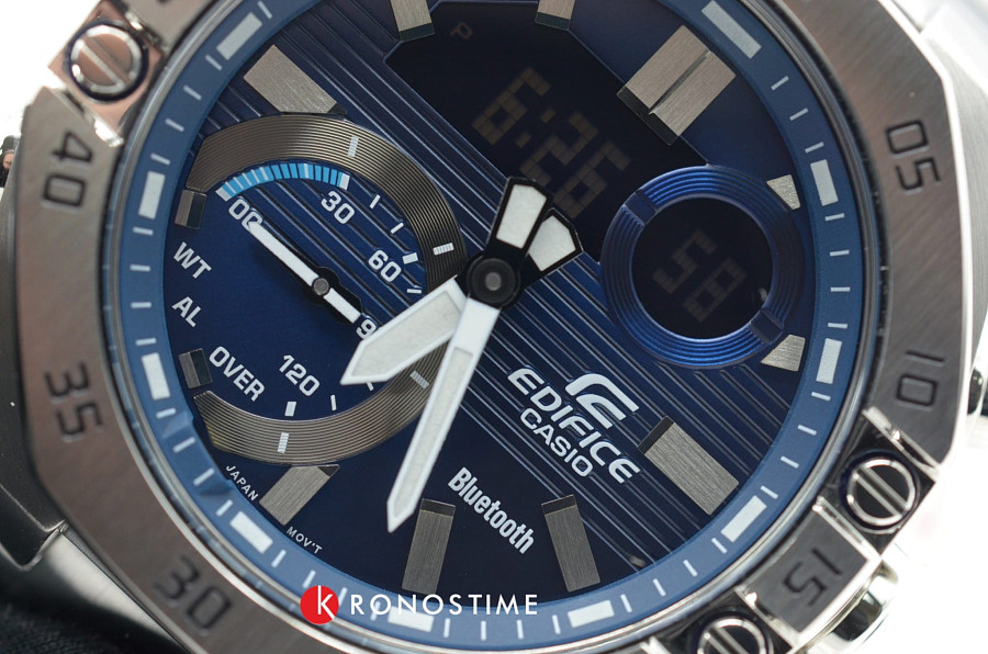 Часы Casio Edifice ECB-10D-2ADF (ECB-10D-2A) — металл сталь, Япония