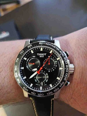 Фото покупателя: Швейцарские наручные часы Tissot SuperSport Chrono T125.617.16.051.00 с хронографом