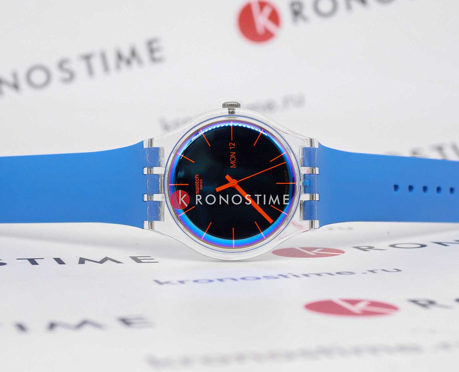 Часы Swatch New Gent Biosourced SO29K702 — кварцевые, пластик
