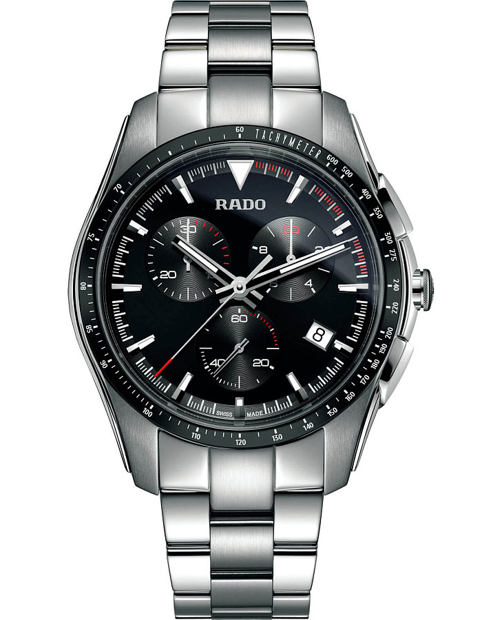 Часы Rado Hyperchrome Chronograph R32259153 — мужские, черный