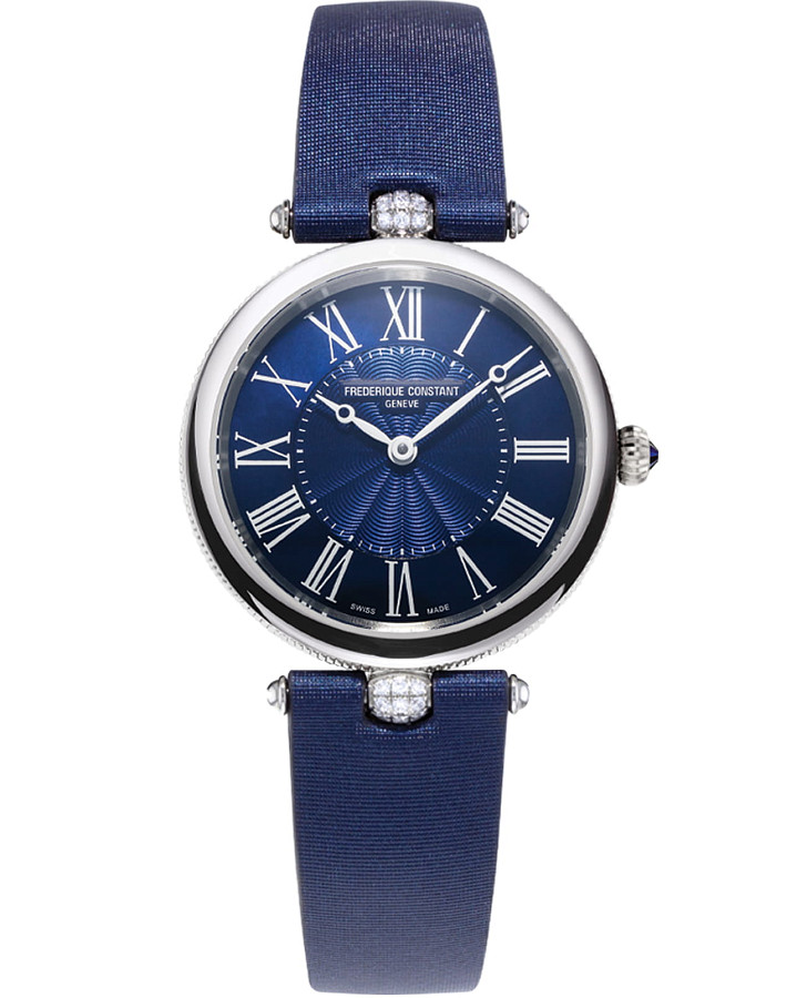 Часы Frederique Constant Classics Art Deco Round FC-200MPN2AR2D6 — женские, синий
