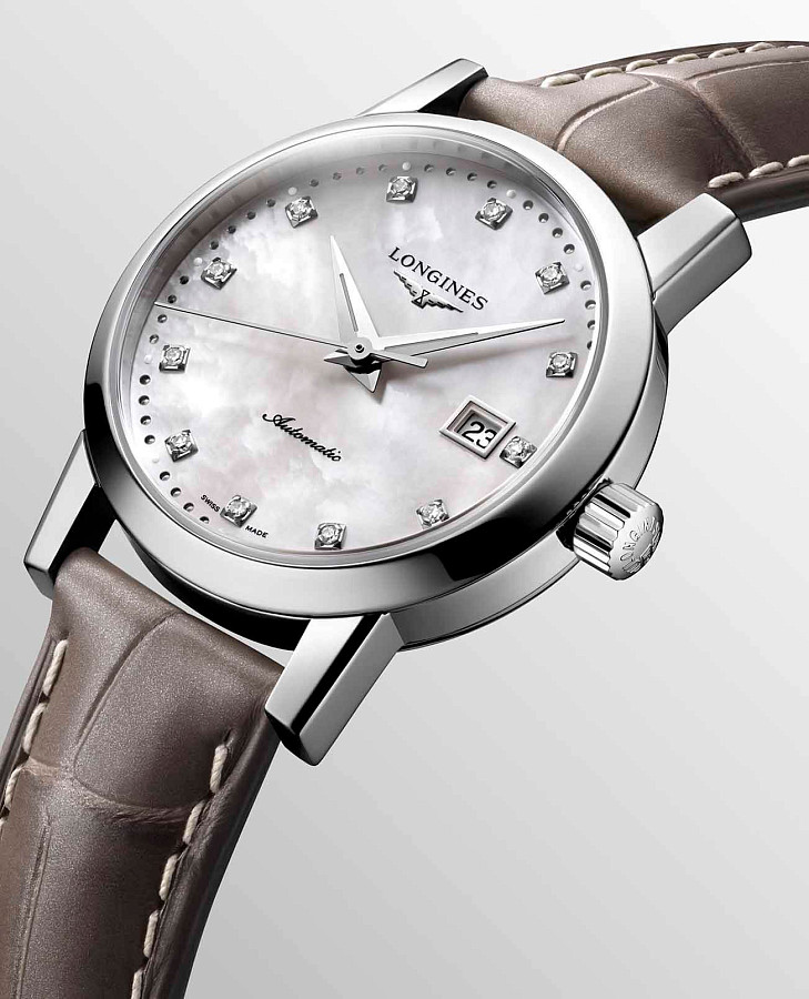 Часы Longines 1832 L4.325.4.87.2 — сталь металл, Швейцария