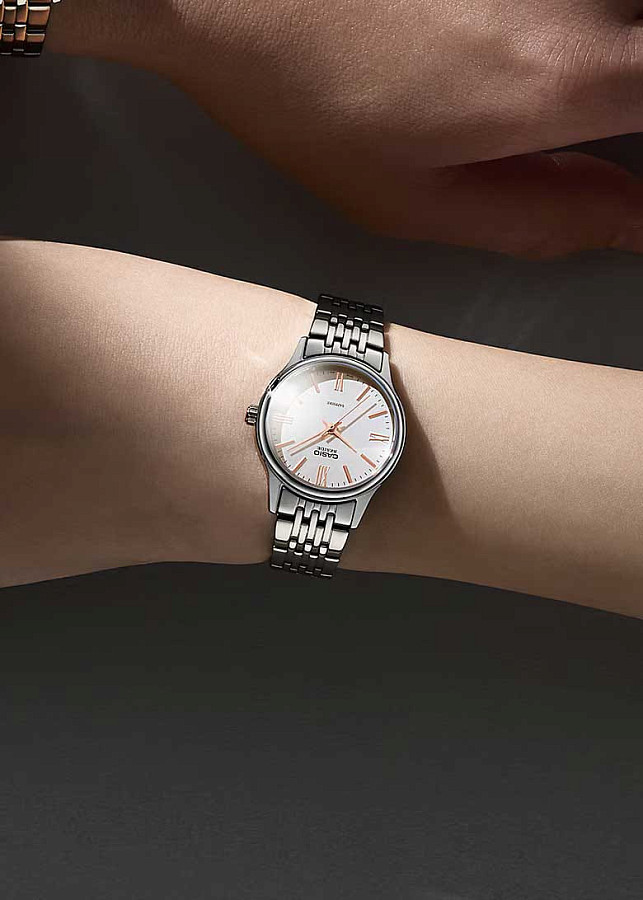 Часы Casio Collection Beside BLS-100D-7A — кварцевые, сталь металл