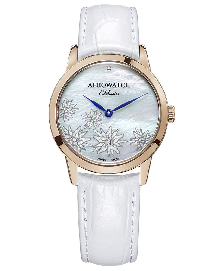 Часы Aerowatch Les Grandes Classiques 49978 RO12 — женские, перламутровый