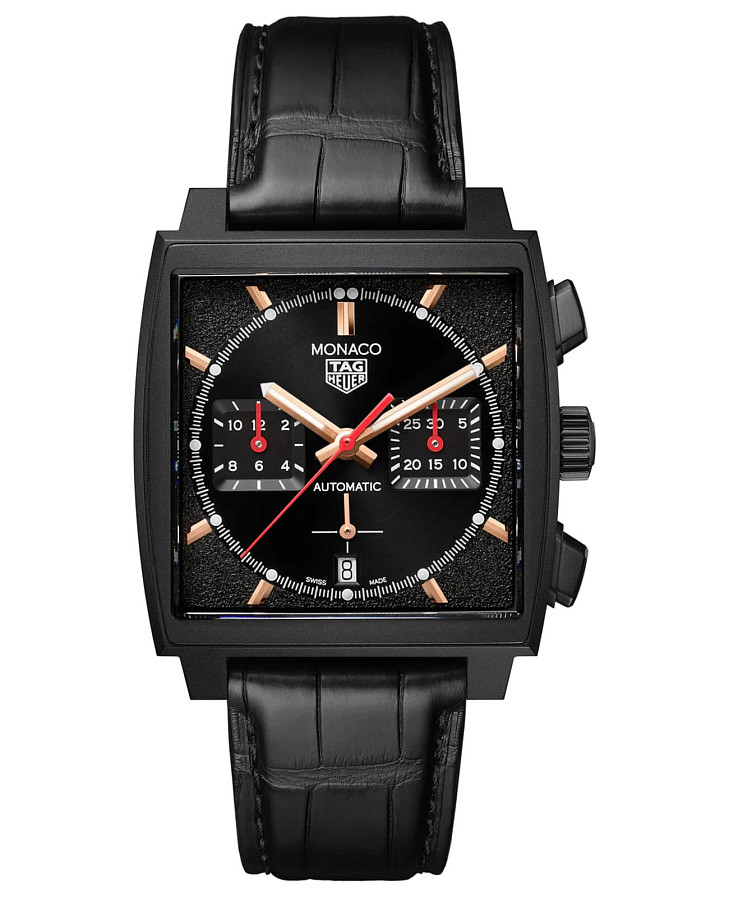 Часы TAG Heuer Monaco CBL2180.FC6497 — мужские, черный