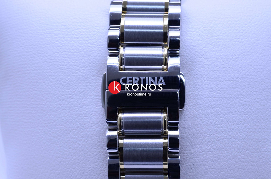 Часы Certina Lady Round C012.209.22.116.00 — женские, двухцветный