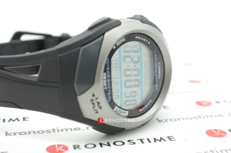 Часы CASIO SPORTS STR-300C-1 — кварцевые, пластик