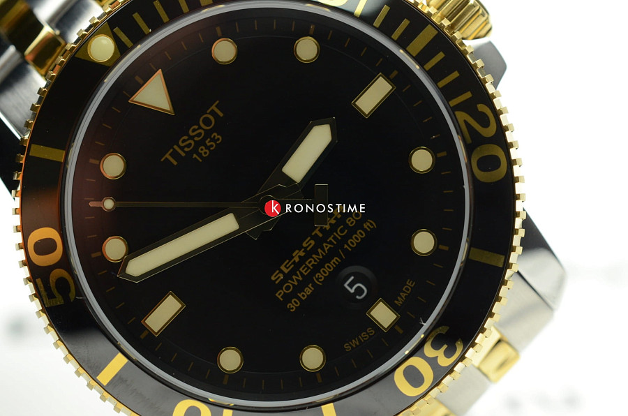 Часы Tissot Seastar 1000 Powermatic 80 T120.407.22.051.00 — Швейцария, механические