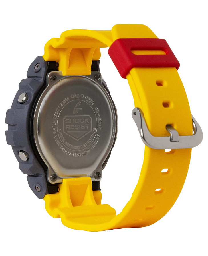 Часы Casio G-Shock DW-6900Y-9DR (DW-6900Y-9) — пластик, мужские