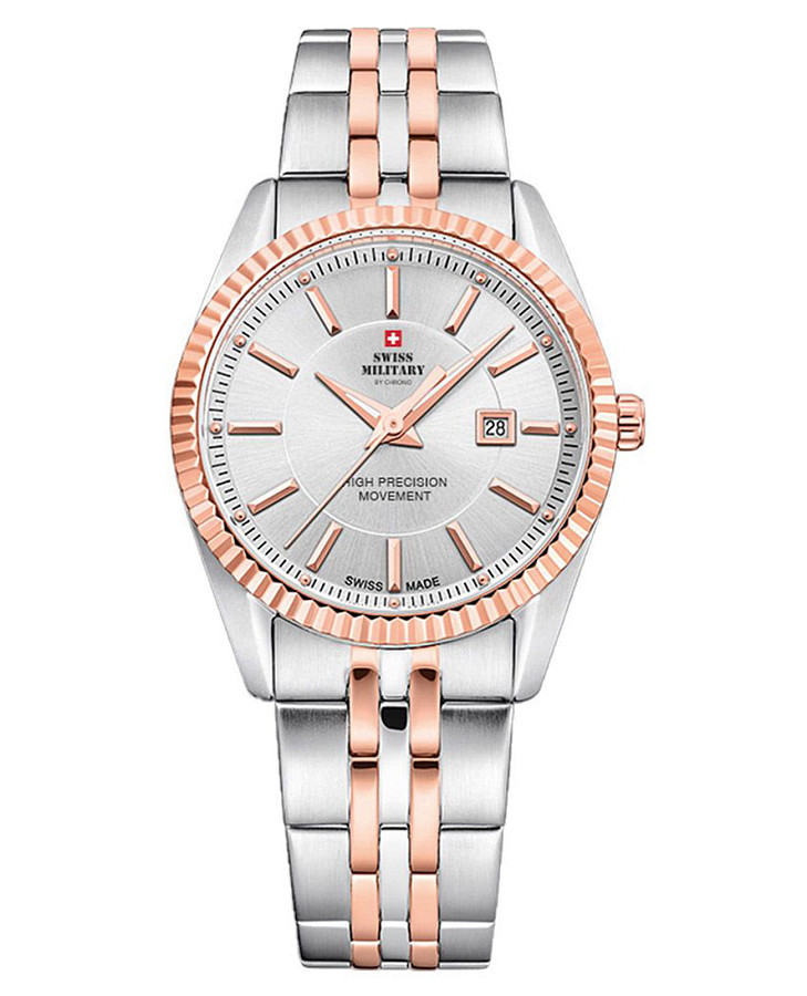 Часы Swiss Military by Chrono Сверхточные SM34066.07 — женские, серебристый