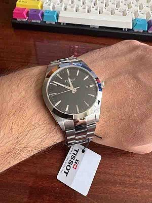 Фото покупателя: Швейцарские механические наручные часы Tissot Gentleman Powermatic 80 Silicium T127.407.11.051.00