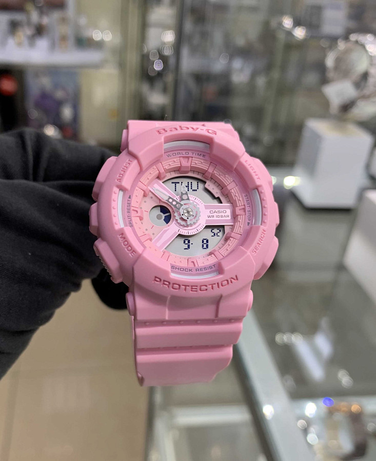 Часы Casio Baby-G BA-110-4A1 — женские, розовый