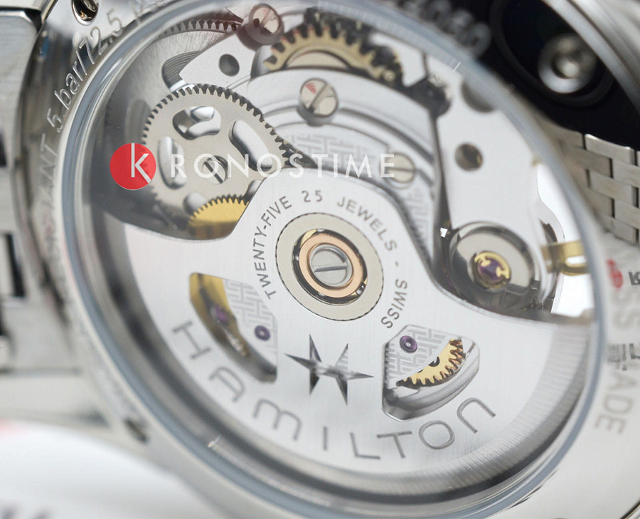 Часы Hamilton Jazzmaster Viewmatic Skeleton Lady Auto H32405111 — нержавеющая сталь, женские