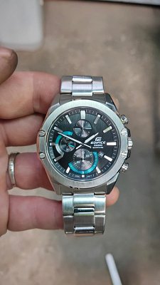 Фото покупателя: Японские наручные часы Casio Edifice EFR-S567D-1AVUDF (EFR-S567D-1A) с хронографом