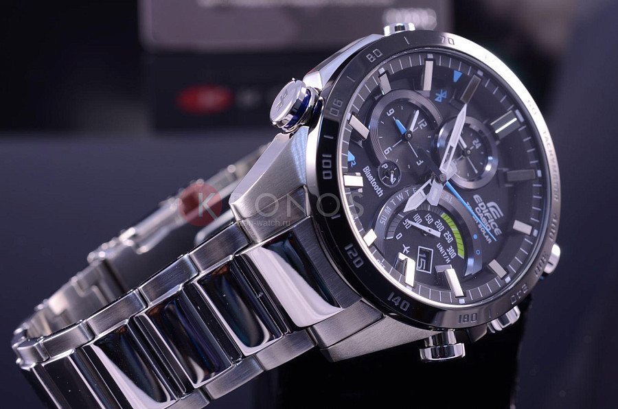 Часы Casio Edifice EQB-501XDB-1A — карбон + полимер, мужские