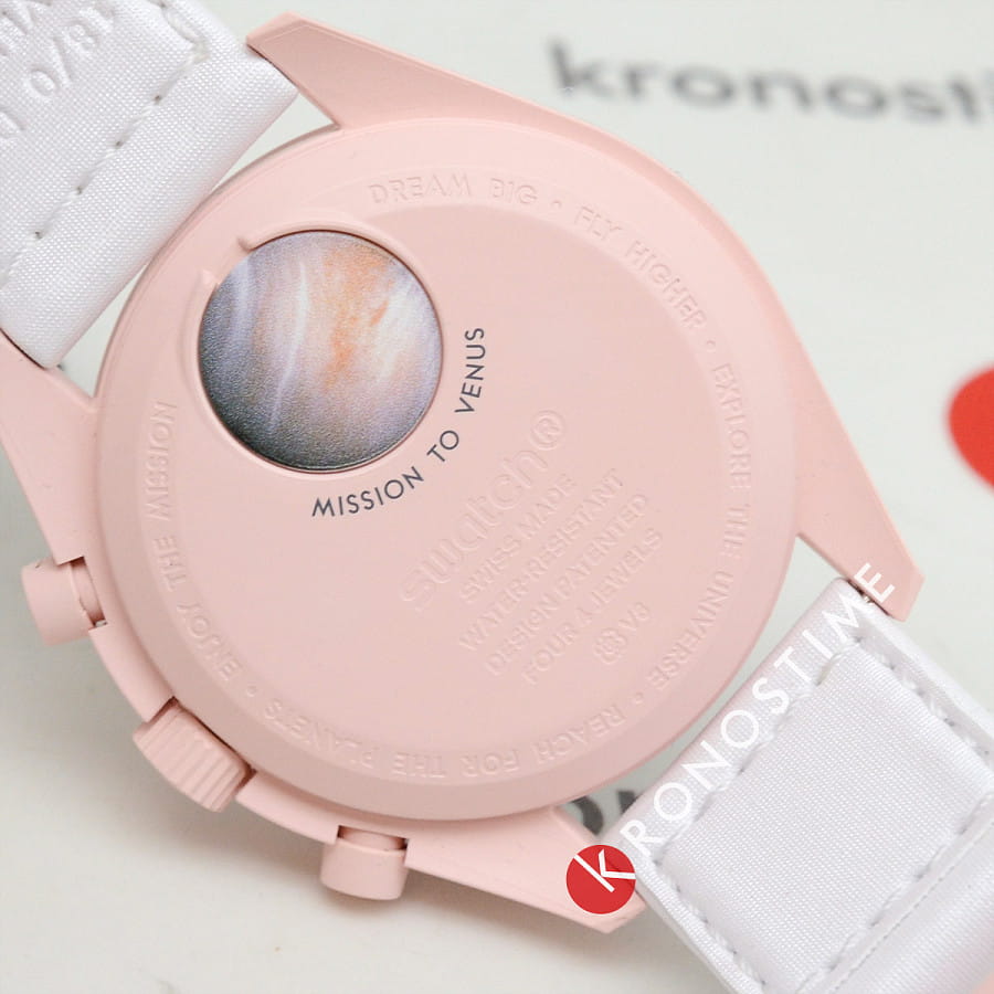 Часы Swatch x Omega Bioceramic Moonswatch Mission to Venus SO33P100 — артикул SO33P100