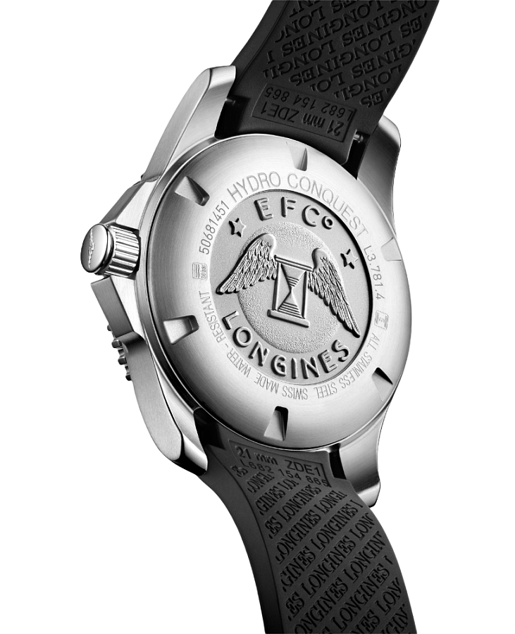 Часы Longines HydroConquest L3.783.4.56.9 — механические, керамика сталь металл