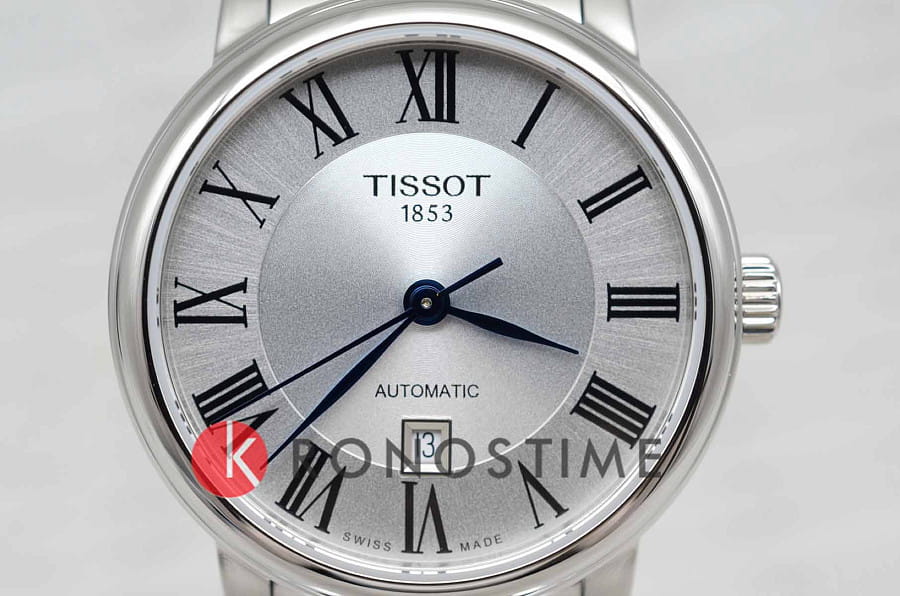 Часы Tissot Carson Premium Automatic Lady T122.207.11.033.00 — сталь металл, Швейцария
