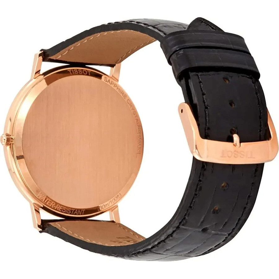 Часы Tissot Goldrun 18K Gold T922.410.76.011.00 — кожаный, мужские