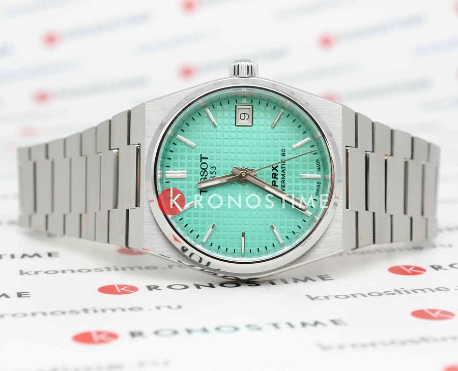 Часы Tissot PRX Powermatic 80 35 mm T137.207.11.091.01 — механические, металл сталь