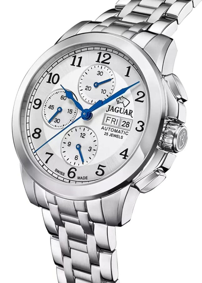 Часы Jaguar Le Chronographe J978/1 — механические, металл сталь