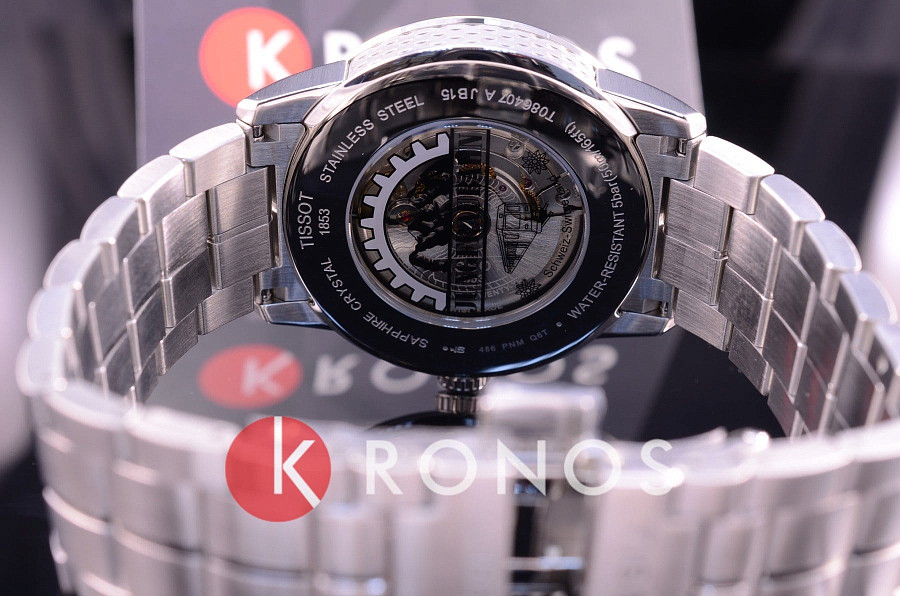 Часы Tissot Luxury Powermatic 80 T086.407.11.061.10 — механические, Швейцария, мужские