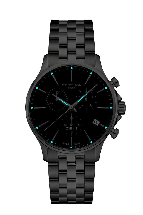 Часы Certina DS-8 Chrono C045.417.11.051.00 — мужские, серебристый